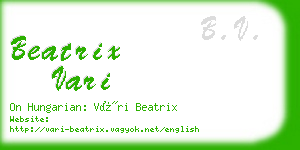 beatrix vari business card